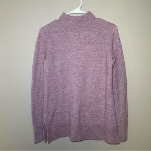 Banana Republic Purple Wool Blend Knit Turtle Neck Sweater Women’s Size XS
